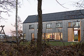 OÖ Holzbaupreis 2022 Gewinner – Haus am Waldesrand (St. Marien) ©Daniela Köppl