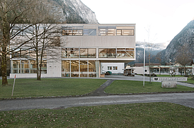 OÖ Holzbaupreis 2016: HTBLA Hallstatt - Bauteil Werkstatt W3 © Stefan Öhlinger