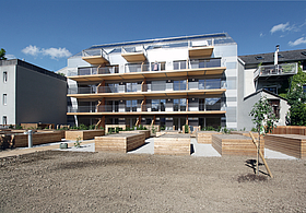 OÖ Holzbaupreis Anerkennung 2019 - Holzwohnhaus Rosenstraße ©X ARCHITEKTEN ZT GmbH